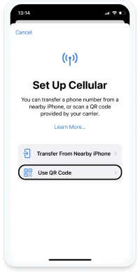 Use QR code